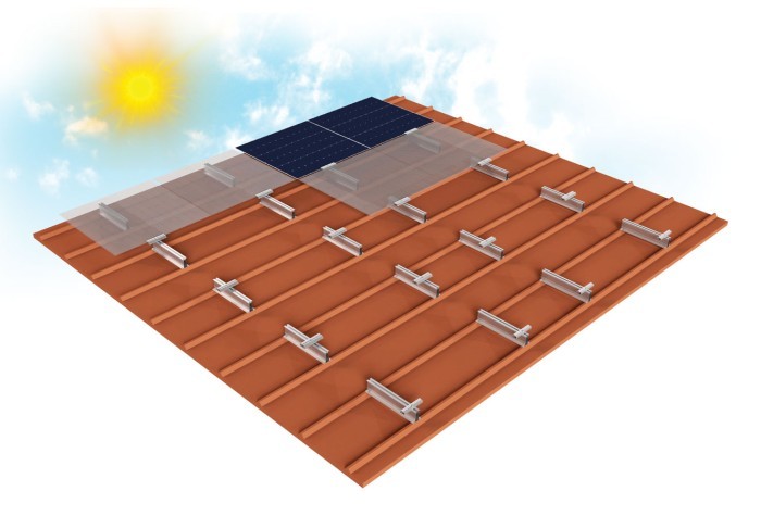 Trapez- und Stahlbetondach