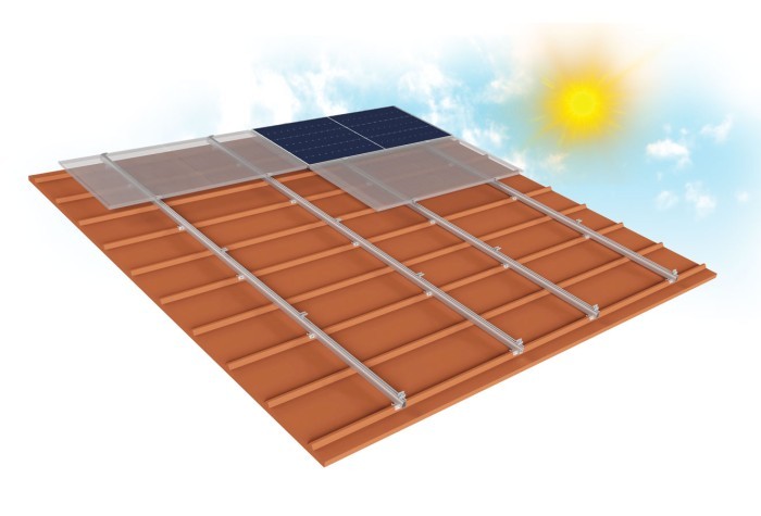 Sandwich-Trapezdachsysteme